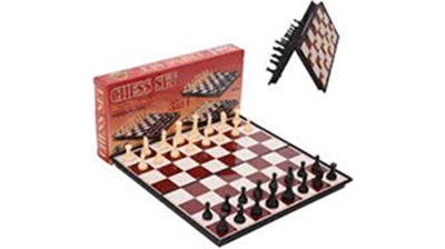 Picture of Chess Game Super Magnetic Chess & Checkers 3 in 1 Ancient Chess Travel Chess Set Piece Chessboard (3308)