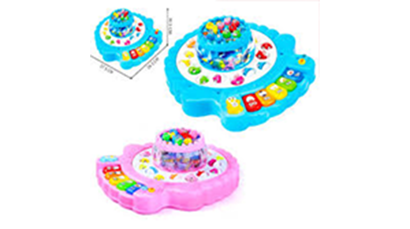 Picture of 24pcs Electric Musical Rotating Fishing Toy Children Board Play Fish Game Magnetic Fish Outdoor Sports Educational Toys For Boys Girls