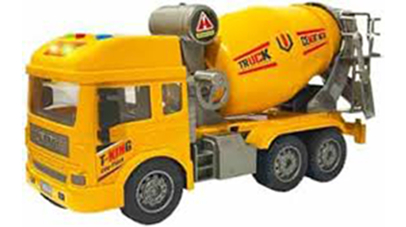 Picture of PinShang Kids Excavator Dump Truck Model Simulation Construction Truck Pull-back Car Toys For Boys Girls Birthday Gifts