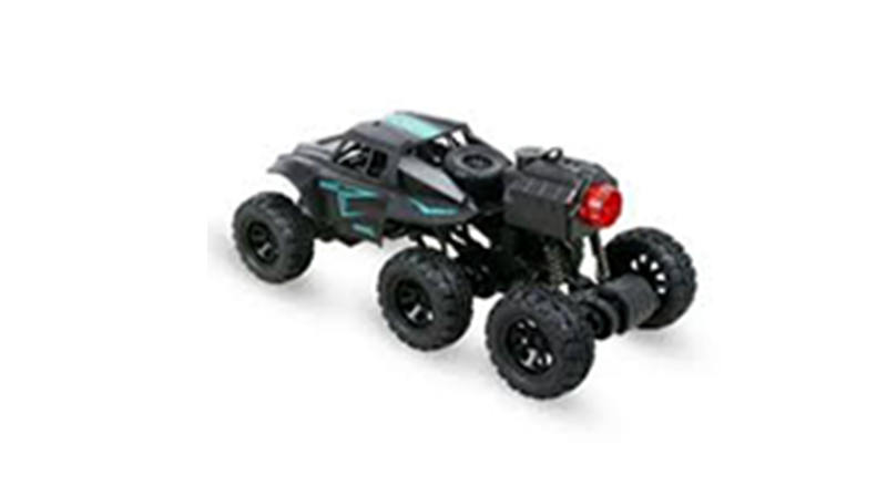 Picture of Smoking Rock Crawler Monster Truck | Big Size 6-wheel Sprayer RC Car 2.4Ghz Sprayer Rally Remote Control Car Six-Wheel Climbing Off Road Car Toys, High Speed 1:18 Scale with Rechargeable Batteries Terrains Tires Road Race Toy Gift for Boys Uni-Adult