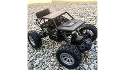 Picture of Rock Crawler Remot Control rechargeable car 1:18. Suspension and high power motor, aluminium body.