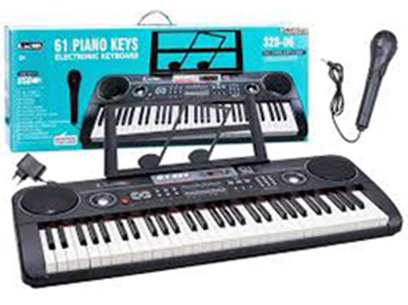 Picture of 61 Keys Digital Music Electronic Keyboard Key Board Electric Piano Gift(EU)