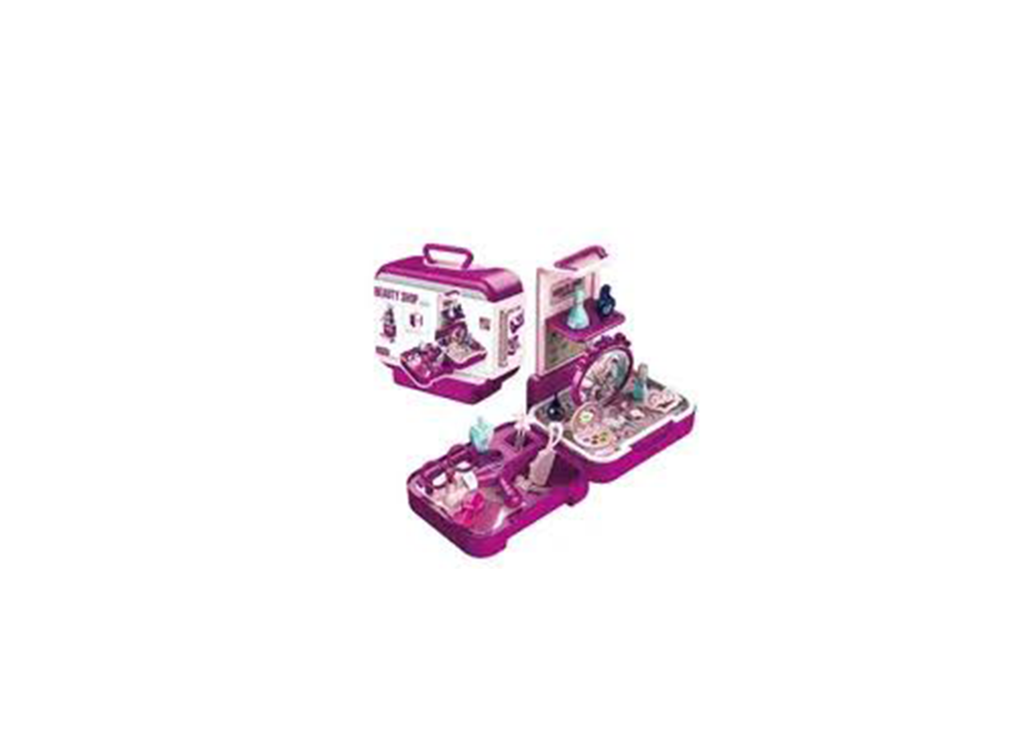 Picture of 3 in 1 Role Play Beauty makeup Shop Briefcase 32 pcs Set