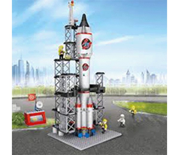 Picture of Aerospace Military Rocket Model Children's Educational Assemble Construction Building Block Toy Puzzle Car Bricks Set Toys Gift