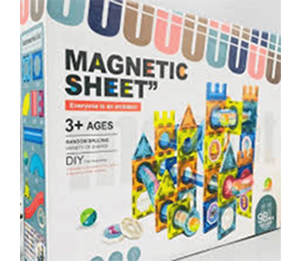 Picture of 3D STEM Magnetic Sheets 98 Pcs