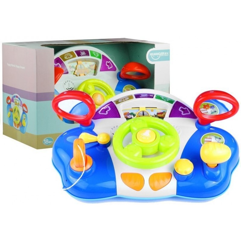 Picture of Baby Learning Game Navigation Musical Crab Music Steer Wheel Plastic Baby Toy