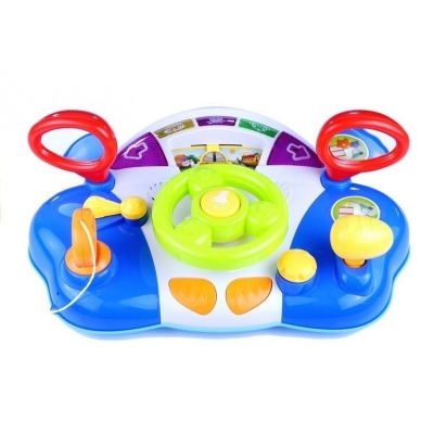 Picture of Baby Learning Game Navigation Musical Crab Music Steer Wheel Plastic Baby Toy