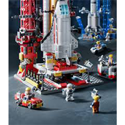 Picture of Aerospace Military Rocket Model Children's Educational Assemble Construction Building Block Toy Puzzle Car Bricks Set Toys Gift