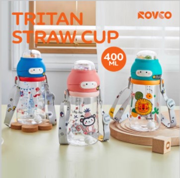 Picture of ROVCO RK- B1053 Water Bottle With Straw (400ML)