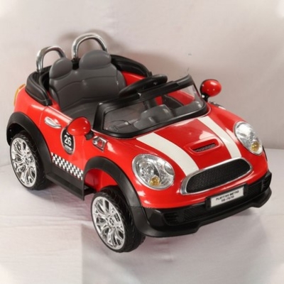 Picture of Ride On Mini Cooper Car Both Remote Control & Manual Drive for Kids for 2-8 years