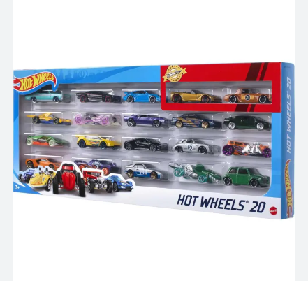 Picture of Hot Wheels 20 Car Pack Asst. Mix 2018 Gift Pack -Design May Vary Multicolor-H7045