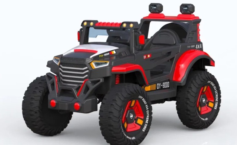Picture of Kids Electric Excavator Toy Car Oversized Jeep Can Sit Boy Remote Control XZ-8800