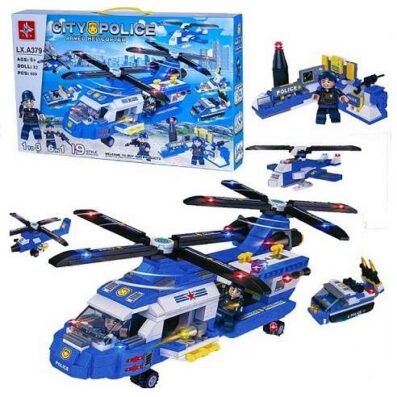 Picture of Construction set 859 details  helicopter” in a box