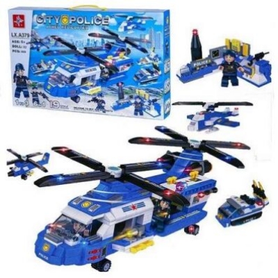 Picture of Construction set 859 details  helicopter” in a box