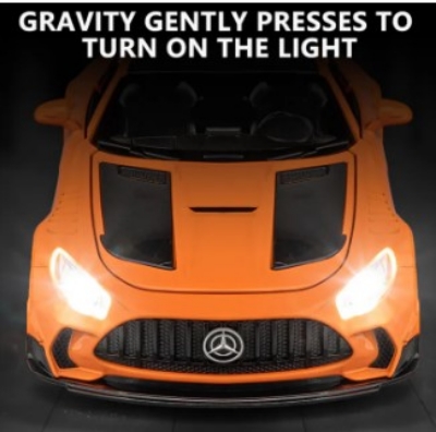 Picture of Product details of KLT 1:22 Benz AMG GTR Metal Diecast Alloy Toy Car Model Trucks For Kids Toys Vehicles Hobbies Collection Name: Benz AMG GTR Material: Alloy+Plastic+Rubber Scale: 1:22 Control method: Pull back Features: Sound and light effect / The door