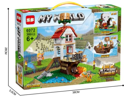 Picture of Constructor leduo 6072 Minecraft my World 3 B1 "adventure at sea" from 308 details