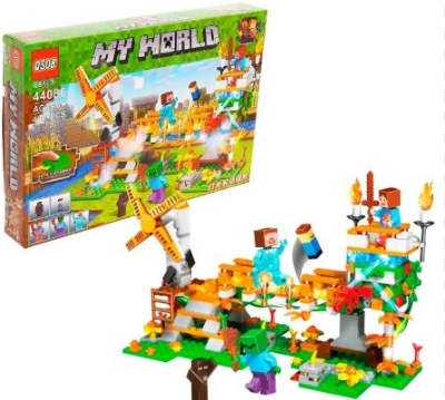 Picture of 44086 Constructor Designer Minecraft my world led qs08 463 parts with LED light