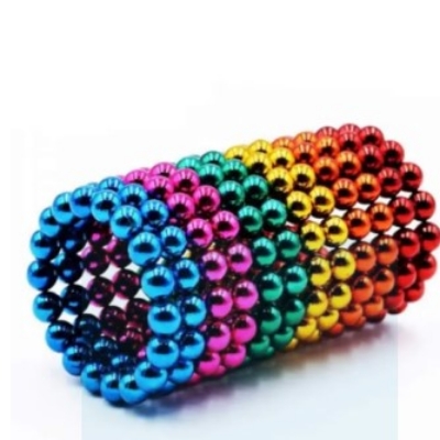 Picture of 512 Magnetic Balls 1000 Colorful Magnetic Buck Balls Decompression Beads - 8 color