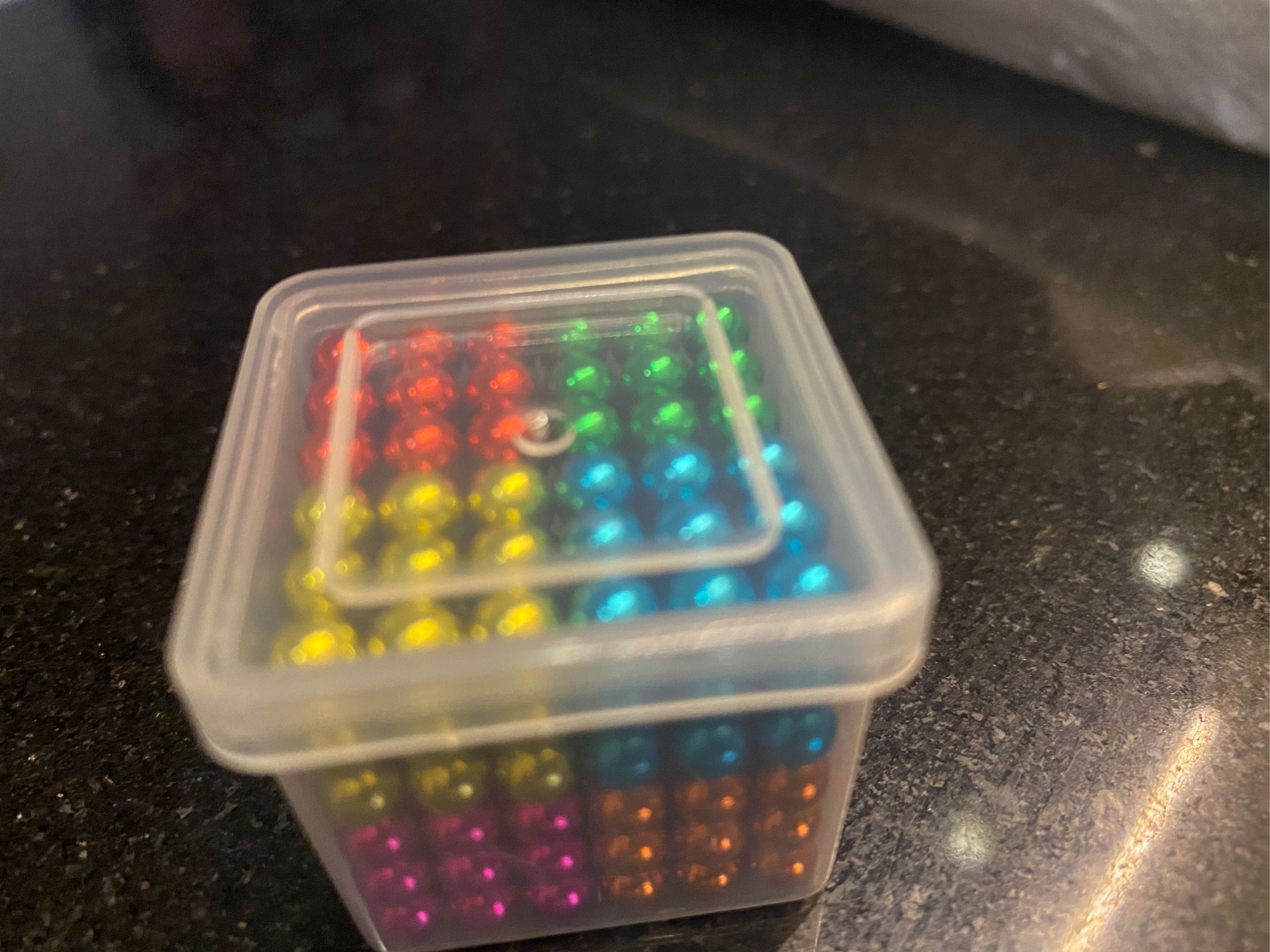 Picture of 512 Magnetic Balls 1000 Colorful Magnetic Buck Balls Decompression Beads - 8 color