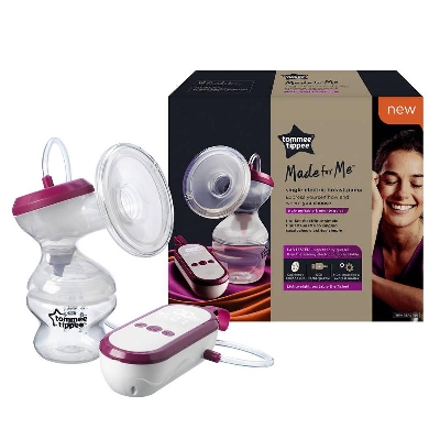 Picture of Tommee Tippee Made for Me Single Manual Breast Pump | Soft, Cushioned Silicone Cup | Reduced Hand Strain