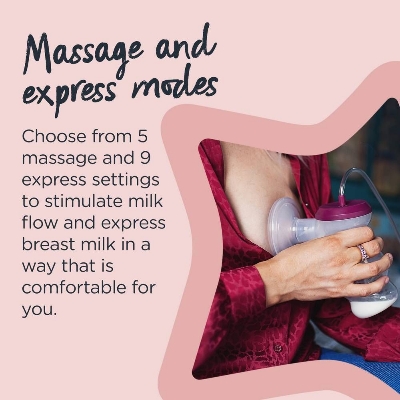 Picture of Tommee Tippee Made for Me Single Manual Breast Pump | Soft, Cushioned Silicone Cup | Reduced Hand Strain