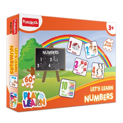 Picture of FUNSKOOL Puzzles Play & Learning numbers educational toy set for kids - 2013