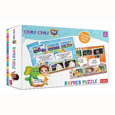 Picture of Funskool-Chuchu Rhymes 2In1 Puzzle Body Part Educational 2x12 Pieces for 3 Year Old Kids and Above Toy