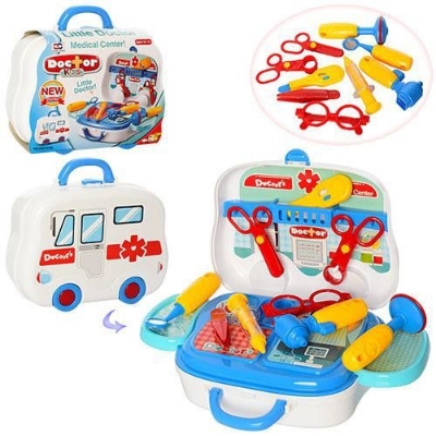 Picture of Doctor Set Toy Play Set For Kids With Wheels (008-918A)