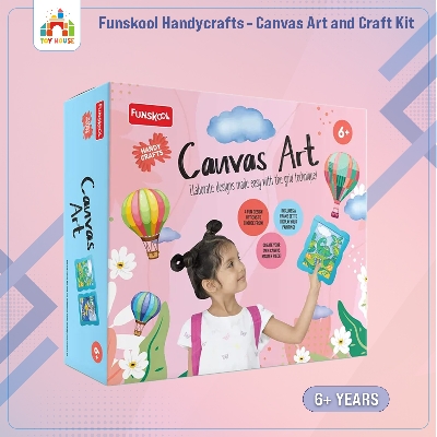 Picture of Funskool Handycrafts - Canvas Art and Craft Kit Creative Toy For 6 Years +