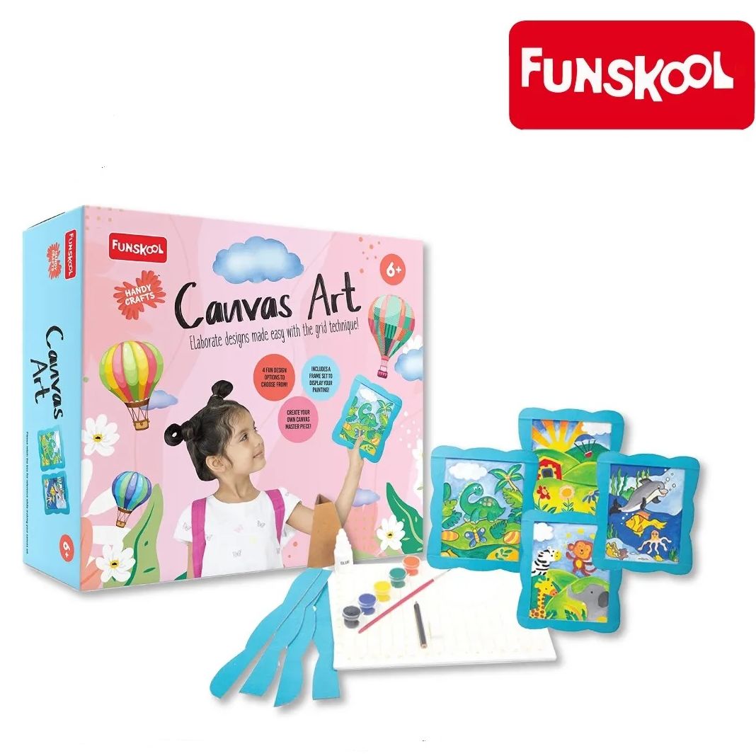 Picture of Funskool Handycrafts - Canvas Art and Craft Kit Creative Toy For 6 Years +