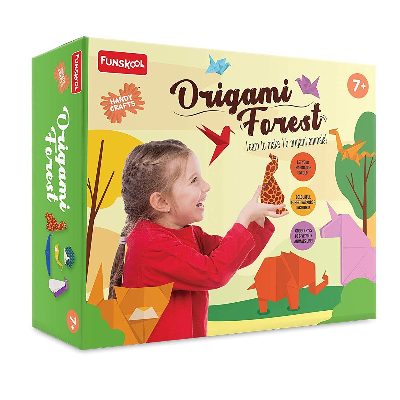 Picture of FUNSKOOL Handycrafts - Origami Forest Pet Make 15 Different Pet  Art and Craft kit For 7 Years +