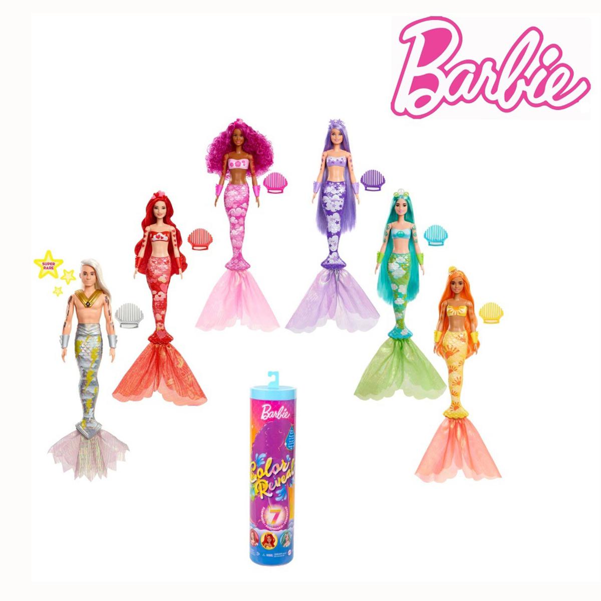 Picture of Barbie Color Reveal Mermaid Doll (1pc)-HCC46