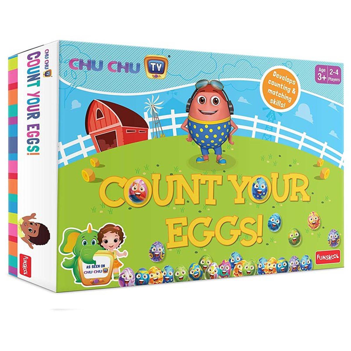 Picture of FUNSKOOL CHU CHU COUNT YOUR EGGS BOARD GAME FOR KIDS