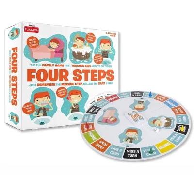 Picture of Funskool Four Steps - A Simple Board Game for Daily Routine