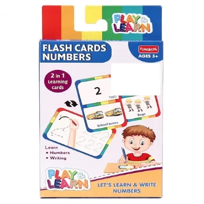 Picture of FUNSKOOL PL Flash Cards Numbers 21 Pieces for 3 Year Old Kids and Above