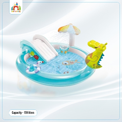 Picture of Intex Gator Inflatable Play Center, for Ages 2+, Blue 57165NP