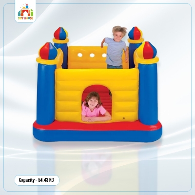 Picture of Intex Jump-O-Lene Castle Inflatable Bouncer, Size 175.3 X 175.3 X 134.6 Cm, 48259Np