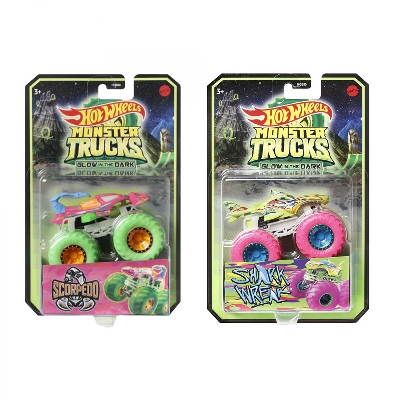 Picture of Hot Wheels MT Glow In The Dark Trucks-HCB50 swing car