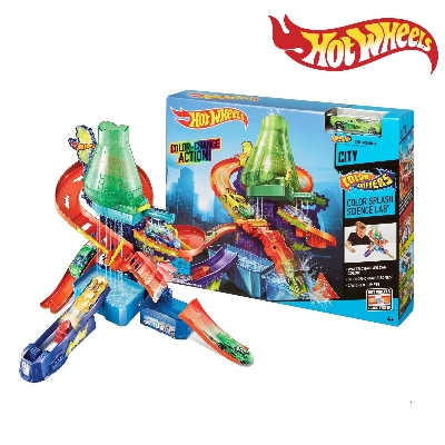 Picture of Hot Wheels Splash Science Lab Mattel Car Colour Shifter Laboratory Playset-CCP76