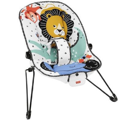 Picture of Fisher-Price Baby’s Bouncer Seat Portable Infant Chair with Removable Toy Bar Vibrations and Machine Washable Seat Pad-GDP59