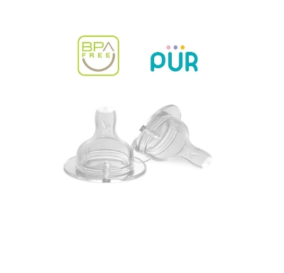 Picture of Silicone W/N Nipple (2pc-S,M,L) (Slow Flow) – (3255,3256,3257)