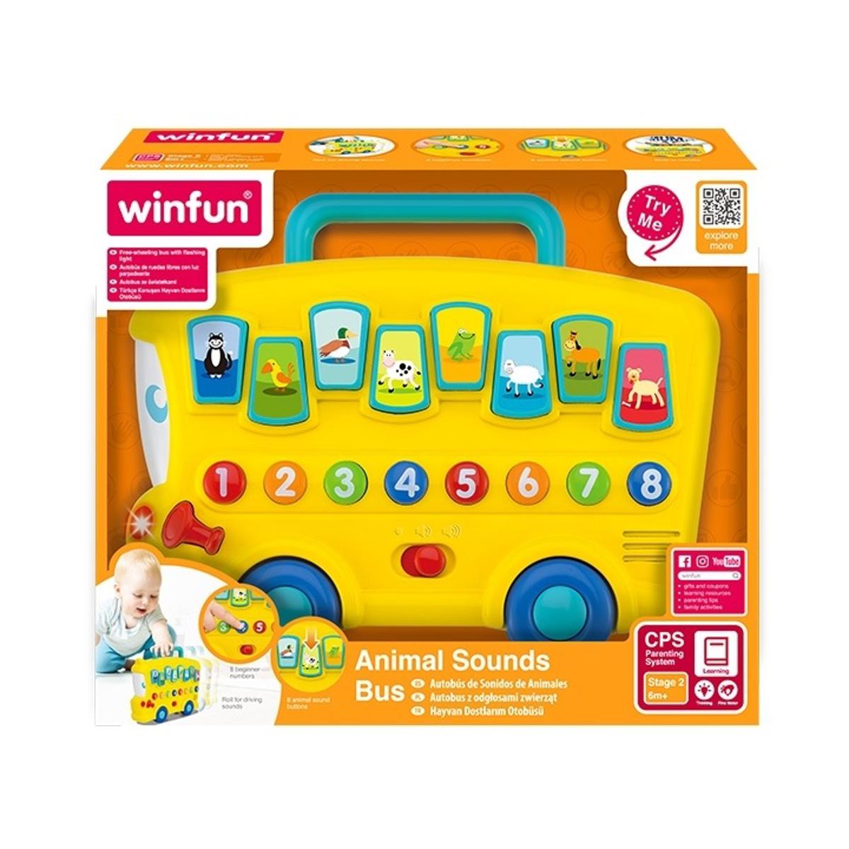 Picture of Bus musical Animal Sounds- Winfun  000676 for kids