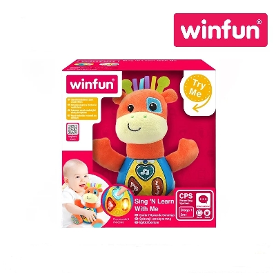 Picture of Winfun Giraffe Sing N Learn musical doll -000688
