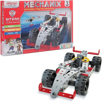 Picture of Zephyr Mechanix - 3 Construction Toy Building Blocks Educational Toys Boys and Girls- 01005