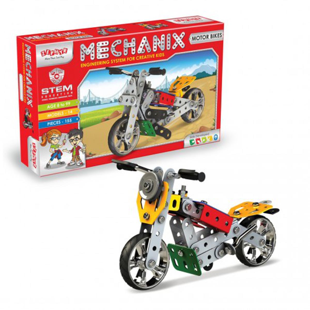 Picture of Zephyr Bikes-Beginner Mechanix Motorbikes Bike Toys Car toys Building blocks, Construction set for boys and girls-01058