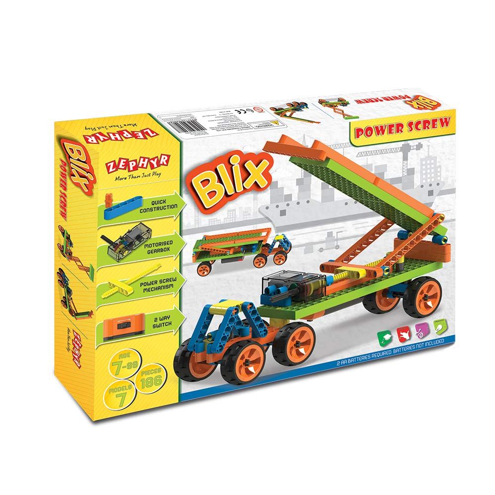 Picture of Zephyr Blix - Crawlers  BLIX - Power Screw DIY Science Educational Learning kit, Building and Construction Toys  06029