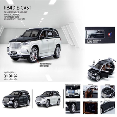 Picture of Car Model 1:24 Lexus LM Series LM300H Alloy Die Cast Car Model for Simulation Sound and Light Pull Back Toy , 1:24 die cast car[8pcs]