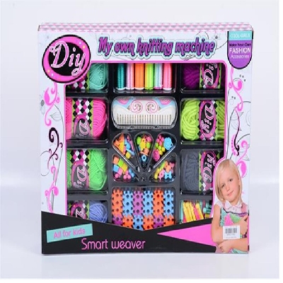 Picture of Educational Toy Kids Hand Knitting Machine Weaving Loom Knit DIY Scarf Hat toy