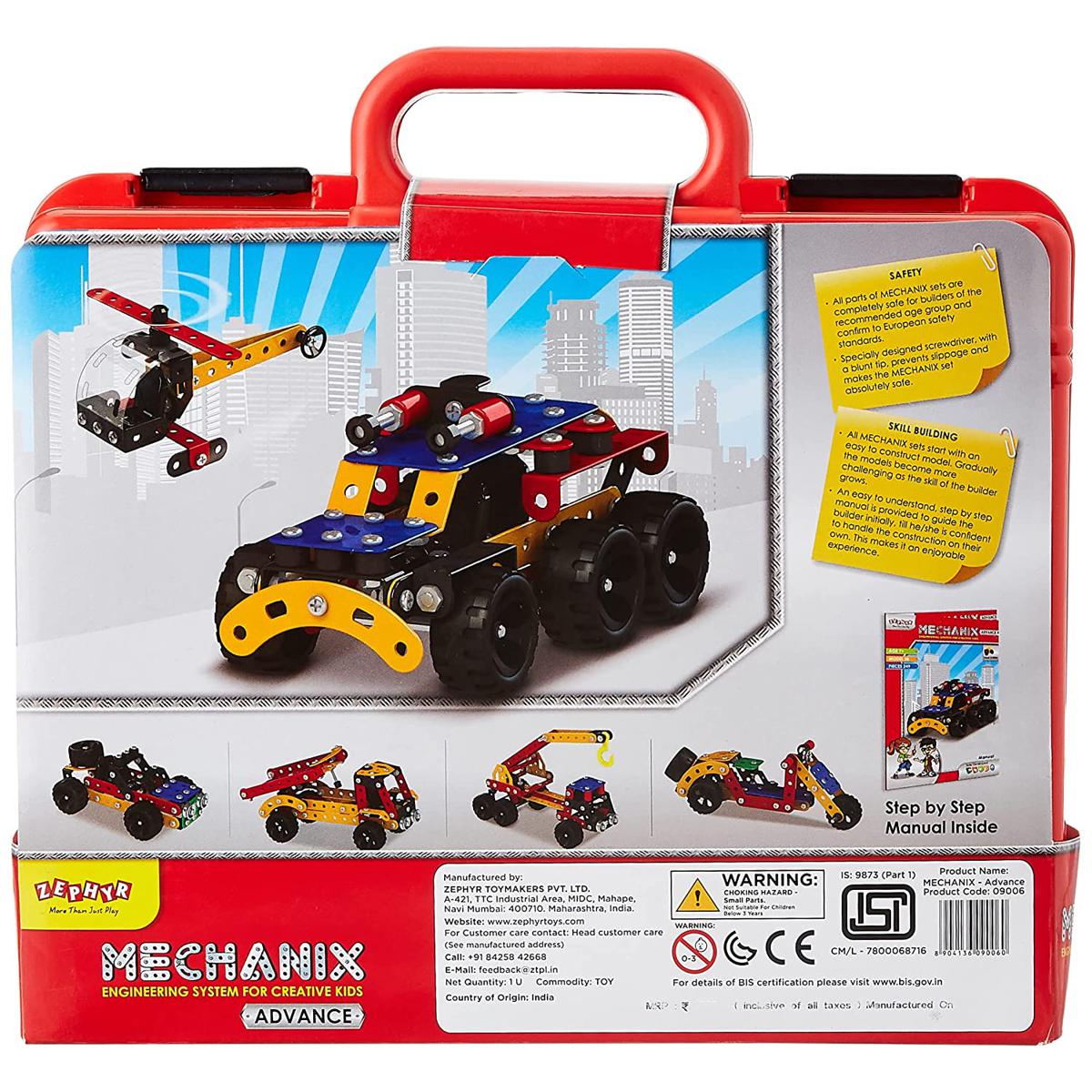 Picture of Zephyr  Mechanix Advance Smart Bag Construction Toy For Kids 09006