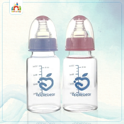 Picture of Apple Bear Ab-220 Glass feeding bottle 120ml